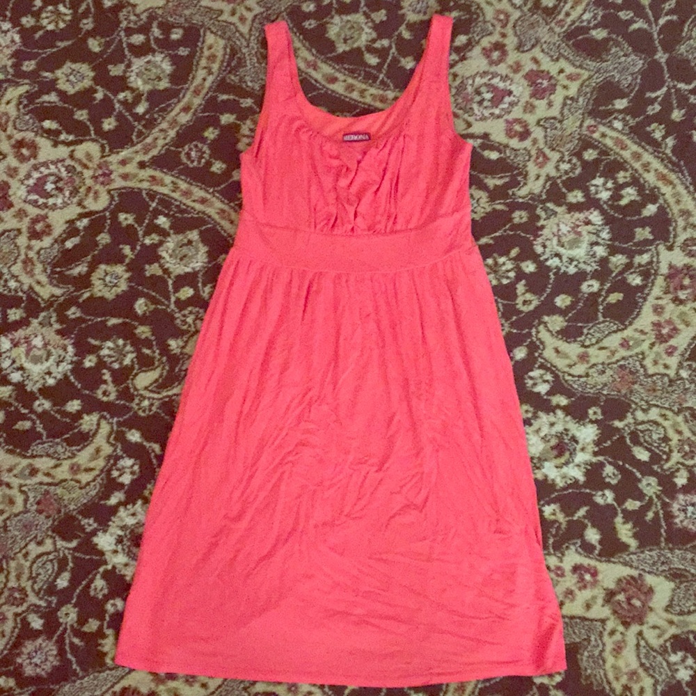 Coral dress